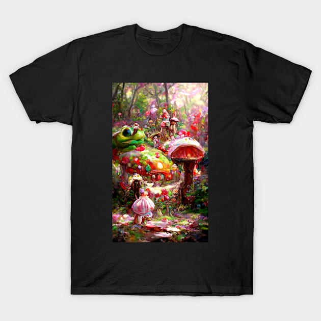 Cottagecore Fantasy Landscape Fairycore T-Shirt by BurnhamAndGrange